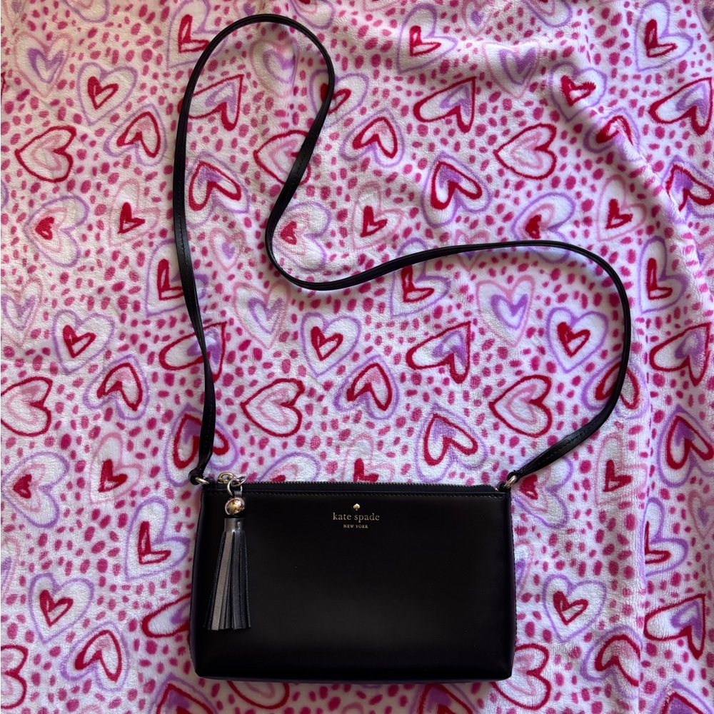 Kate Spade Elegant Black Crossbody Bag